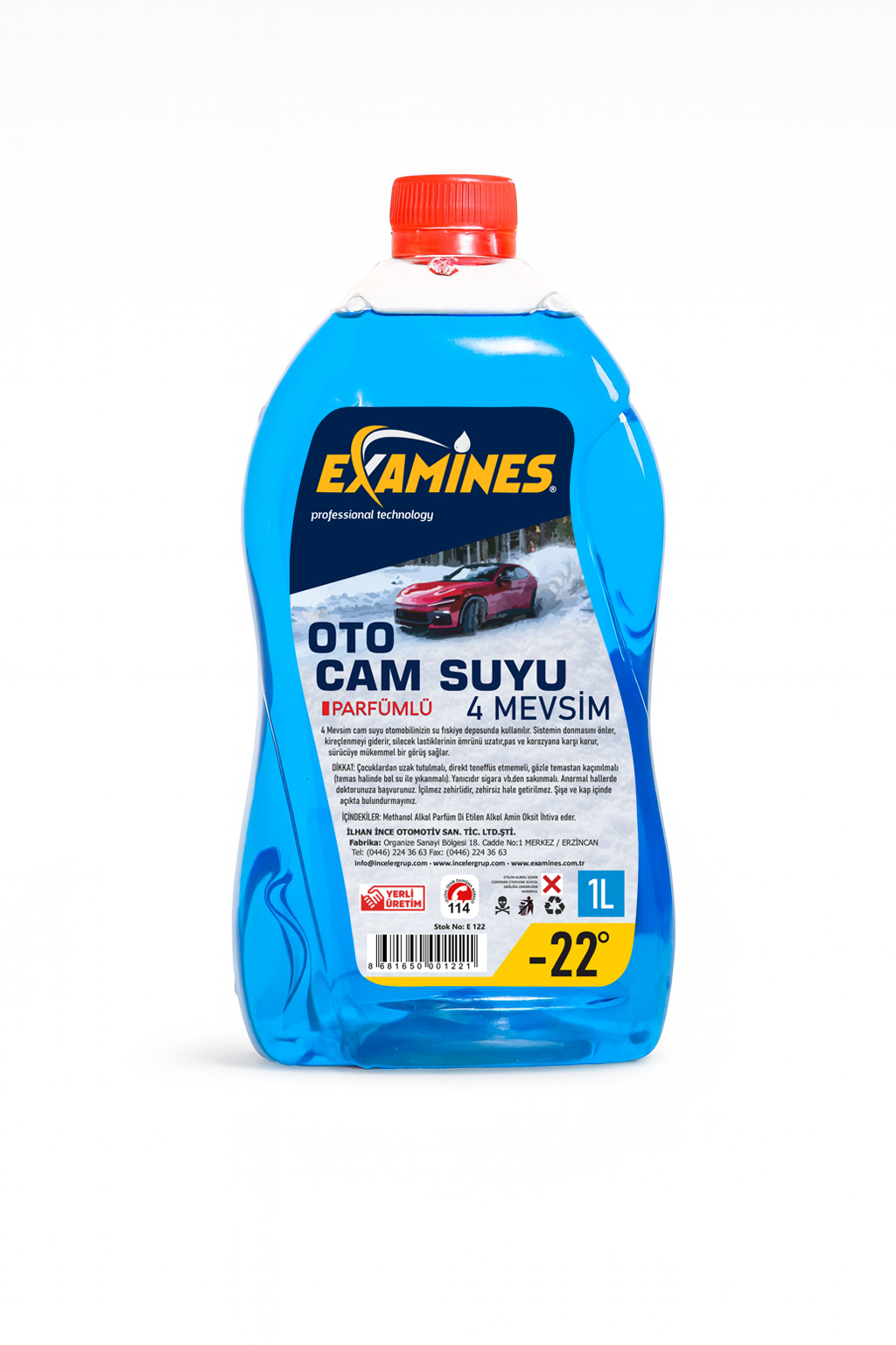 EXAMINES OTO CAM SUYU -22C 1 LT 20 ADET